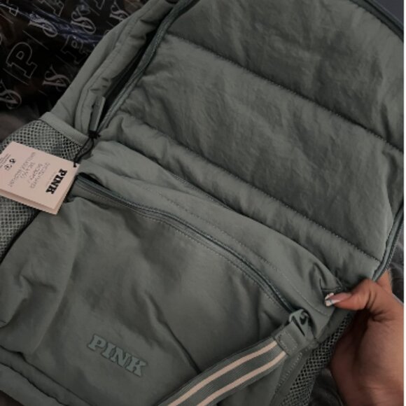Victoria Secret Quilted Puffer Backpack - Picture 1 of 3
